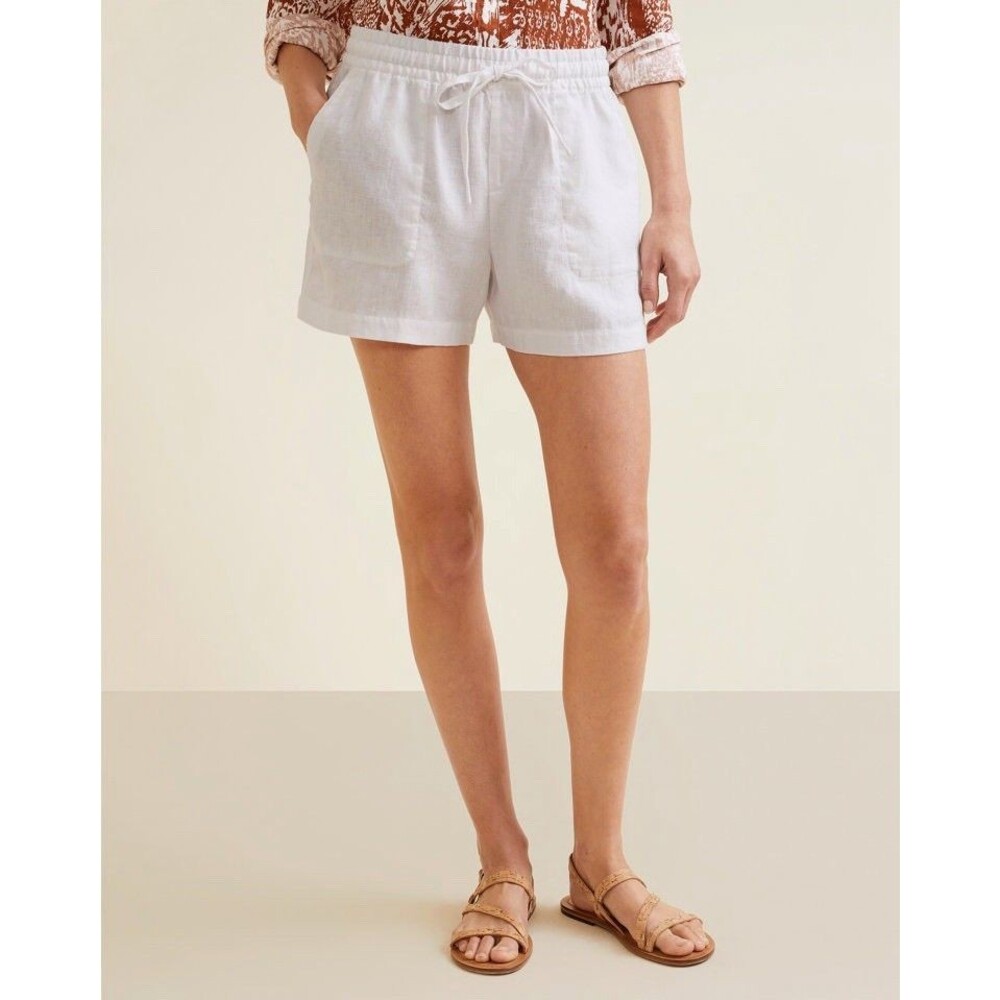 Garnet Hill White Women's Shorts